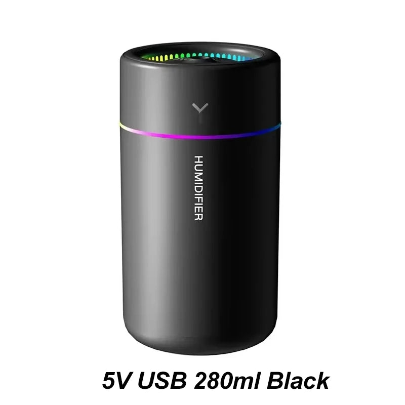Difusor de Aromas Ultrasónico 180ml | Luz RGB Ambiental