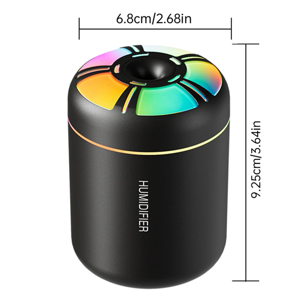 Difusor de Aromas Ultrasónico 180ml | Luz RGB Ambiental
