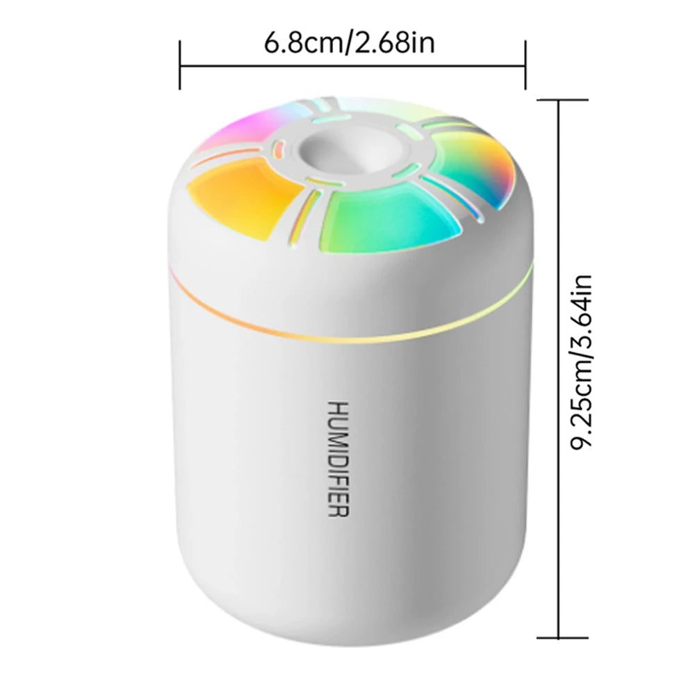 Difusor de Aromas Ultrasónico 180ml | Luz RGB Ambiental